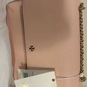 Tory Burch Robinson convertible shoulder bag.